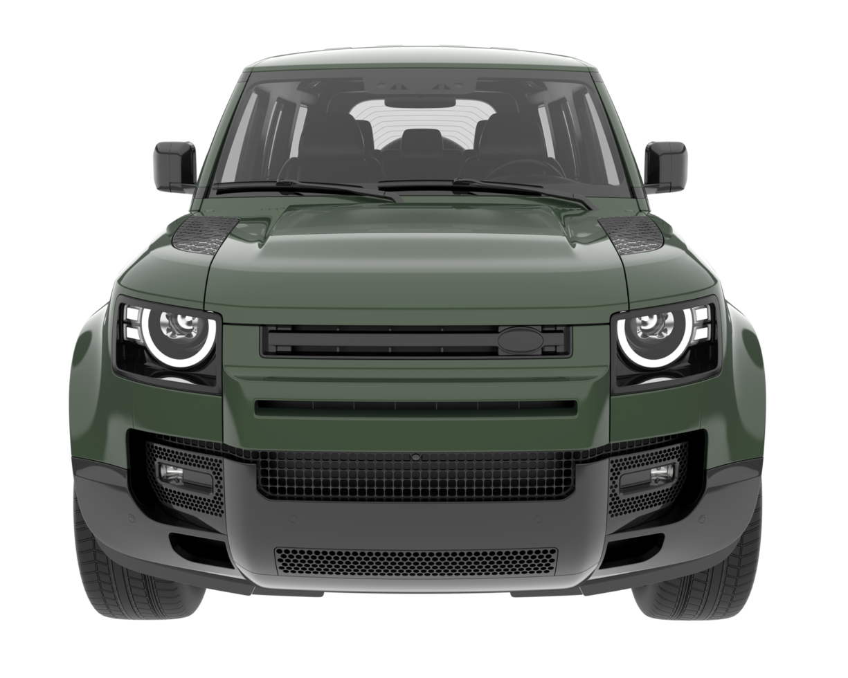 Realistic SUV isolated on transparent background. 3d rendering - illustration png