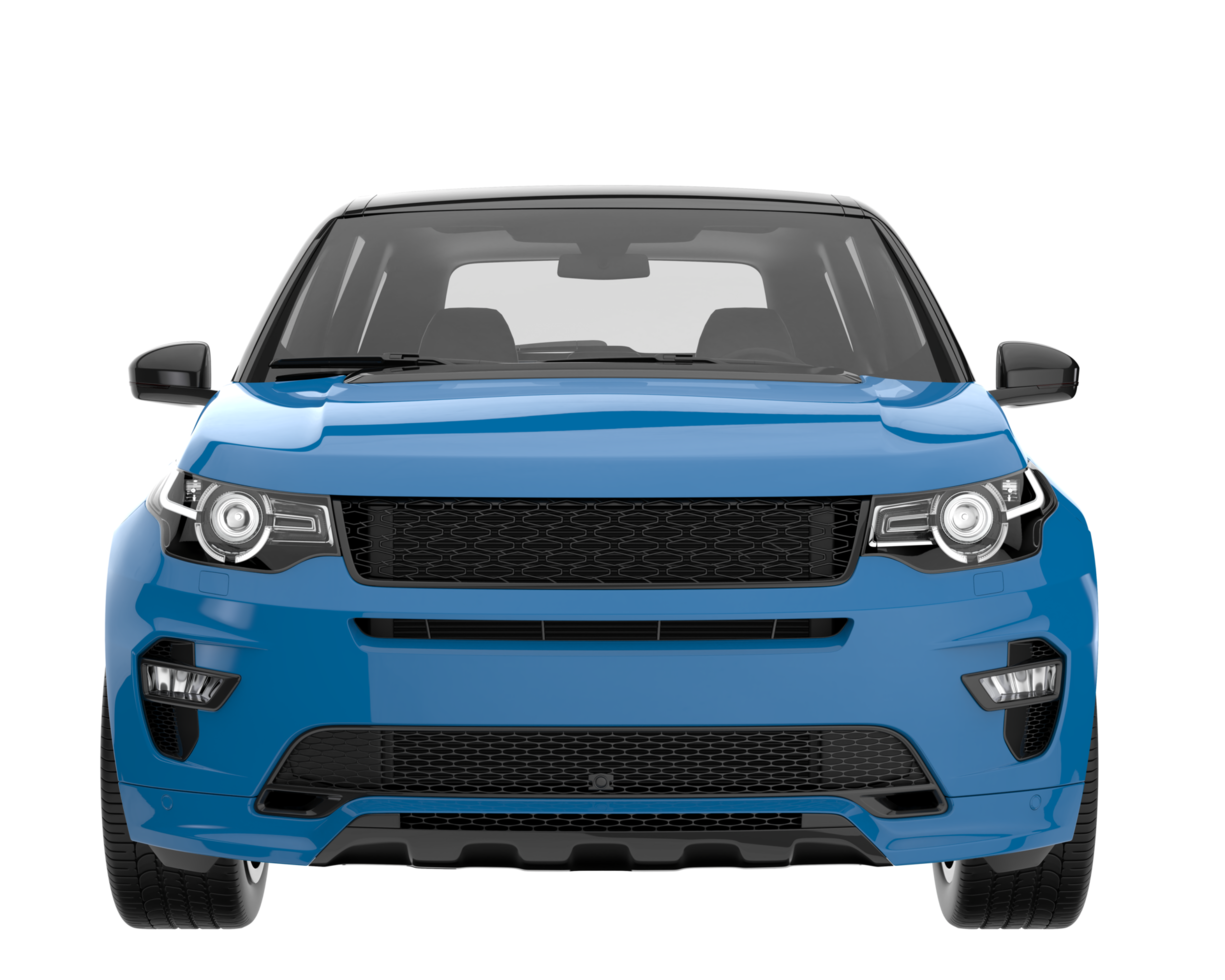 Realistic SUV isolated on transparent background. 3d rendering - illustration png