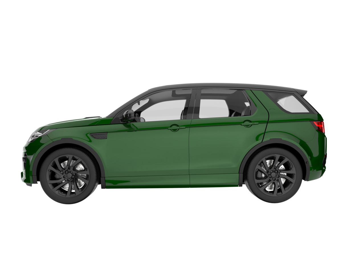 Realistic SUV isolated on transparent background. 3d rendering - illustration png