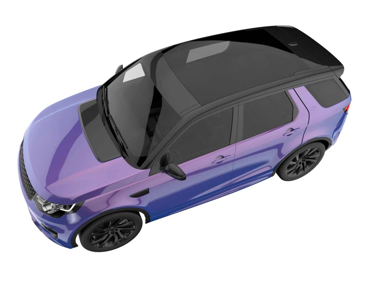 Realistic SUV isolated on transparent background. 3d rendering - illustration png