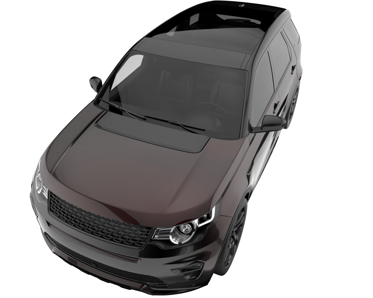 Realistic SUV isolated on transparent background. 3d rendering - illustration png