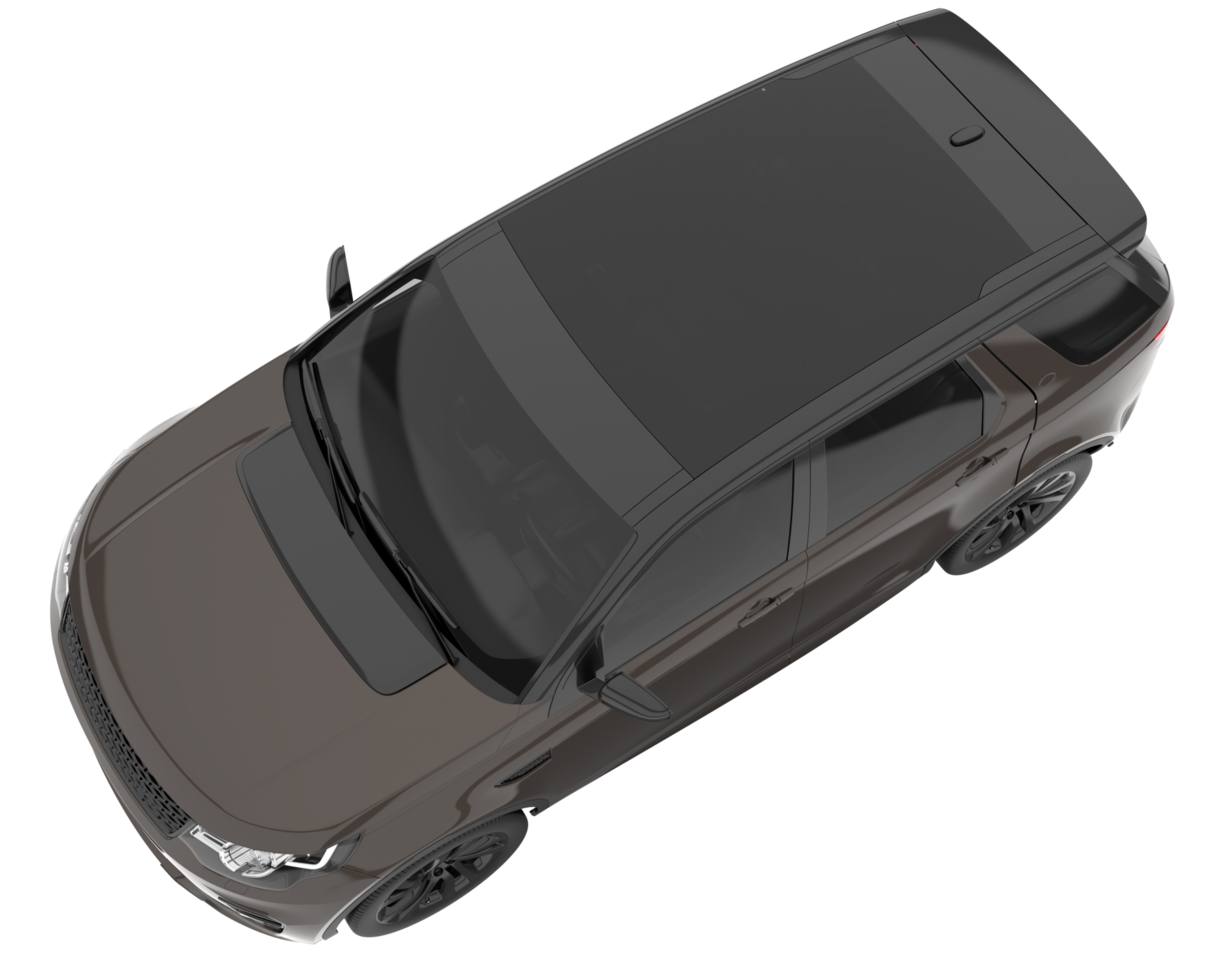 realistisk sUV isolerat på transparent bakgrund. 3d tolkning - illustration png