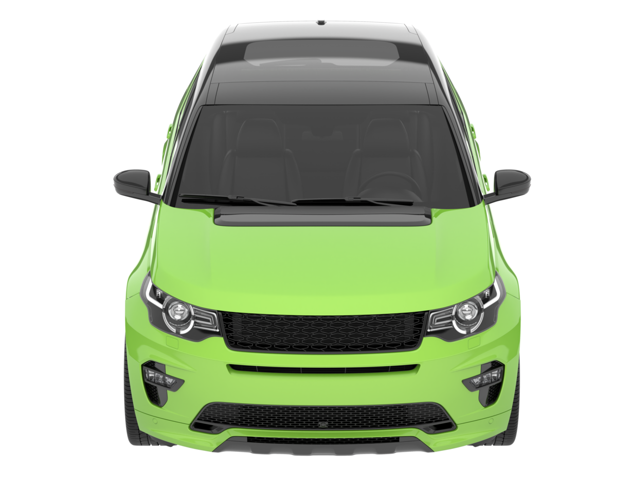 Realistic SUV isolated on transparent background. 3d rendering - illustration png