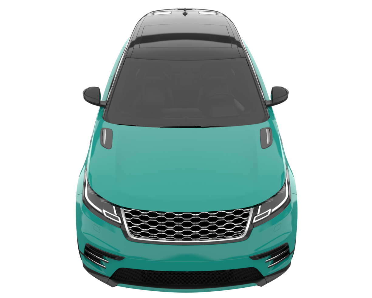 Realistic SUV isolated on transparent background. 3d rendering - illustration png
