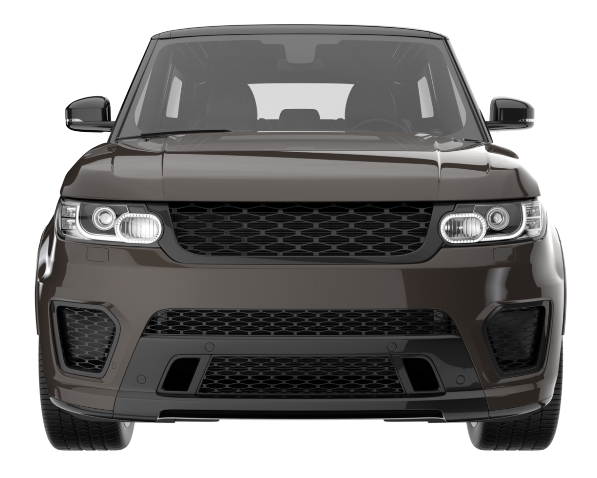 Realistic SUV isolated on transparent background. 3d rendering - illustration png