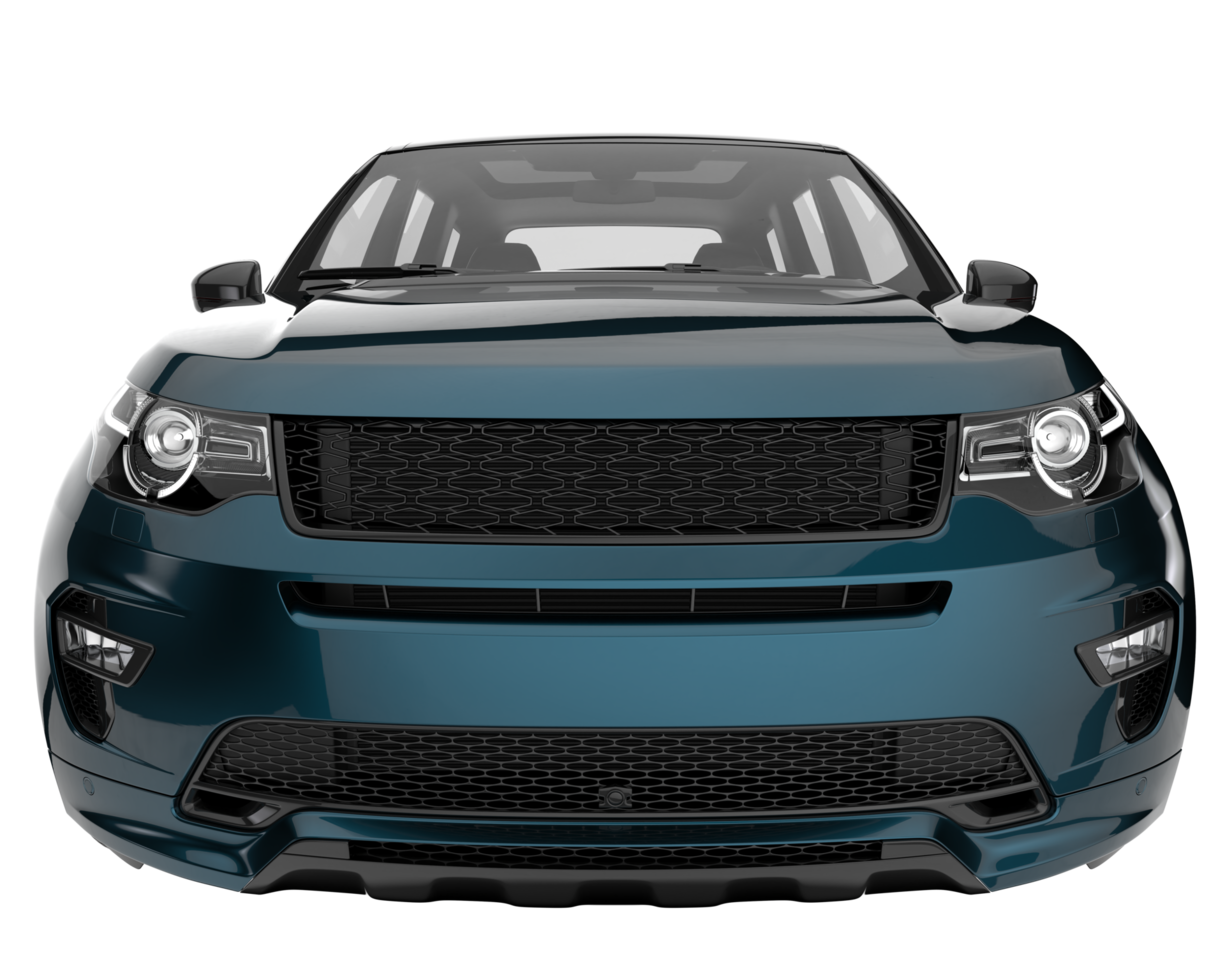 Realistic SUV isolated on transparent background. 3d rendering - illustration png