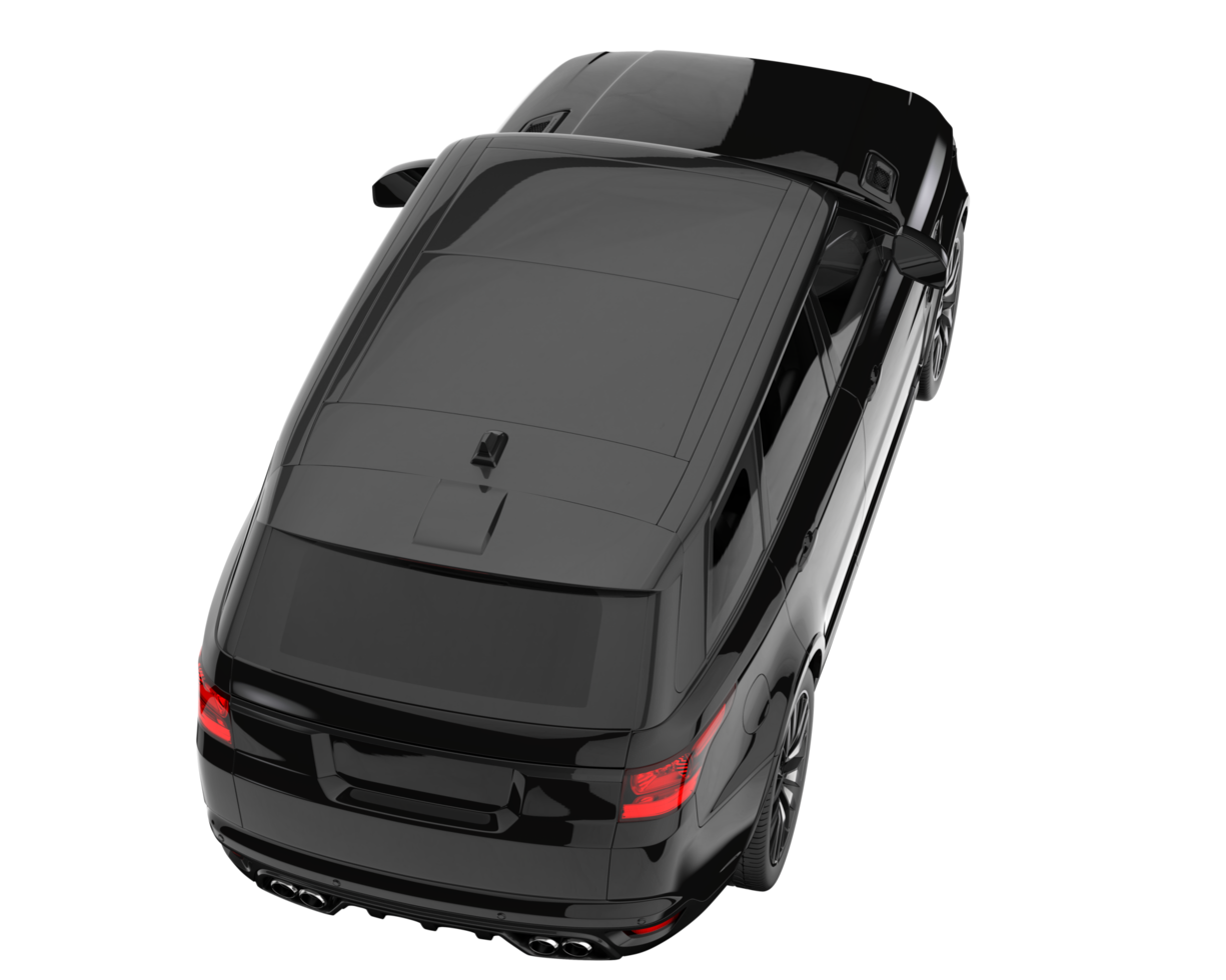Realistic SUV isolated on transparent background. 3d rendering - illustration png