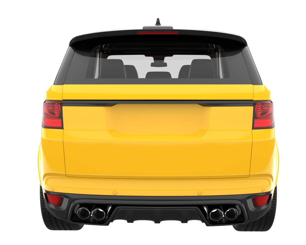 Realistic SUV isolated on transparent background. 3d rendering - illustration png