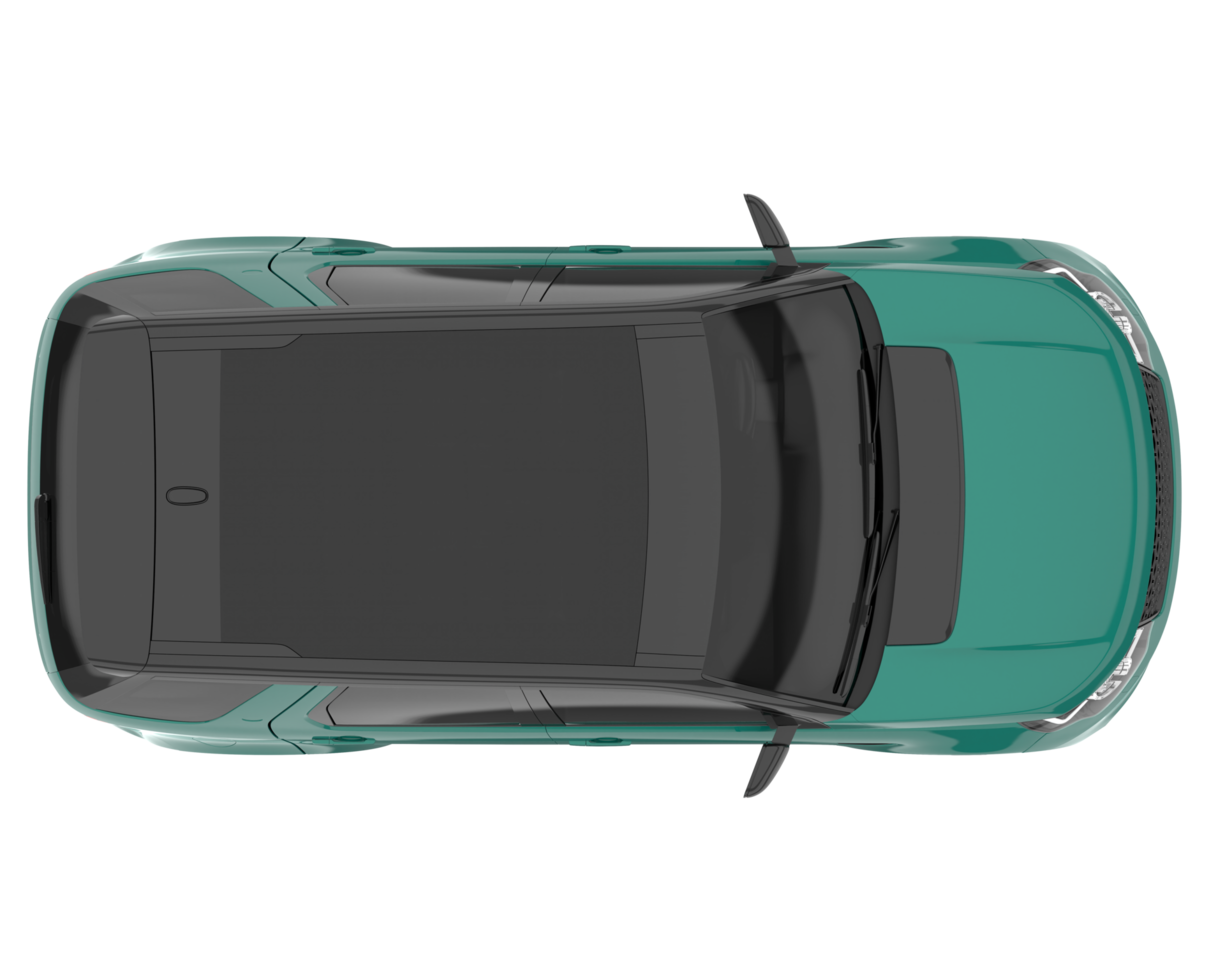 Realistic SUV isolated on transparent background. 3d rendering - illustration png