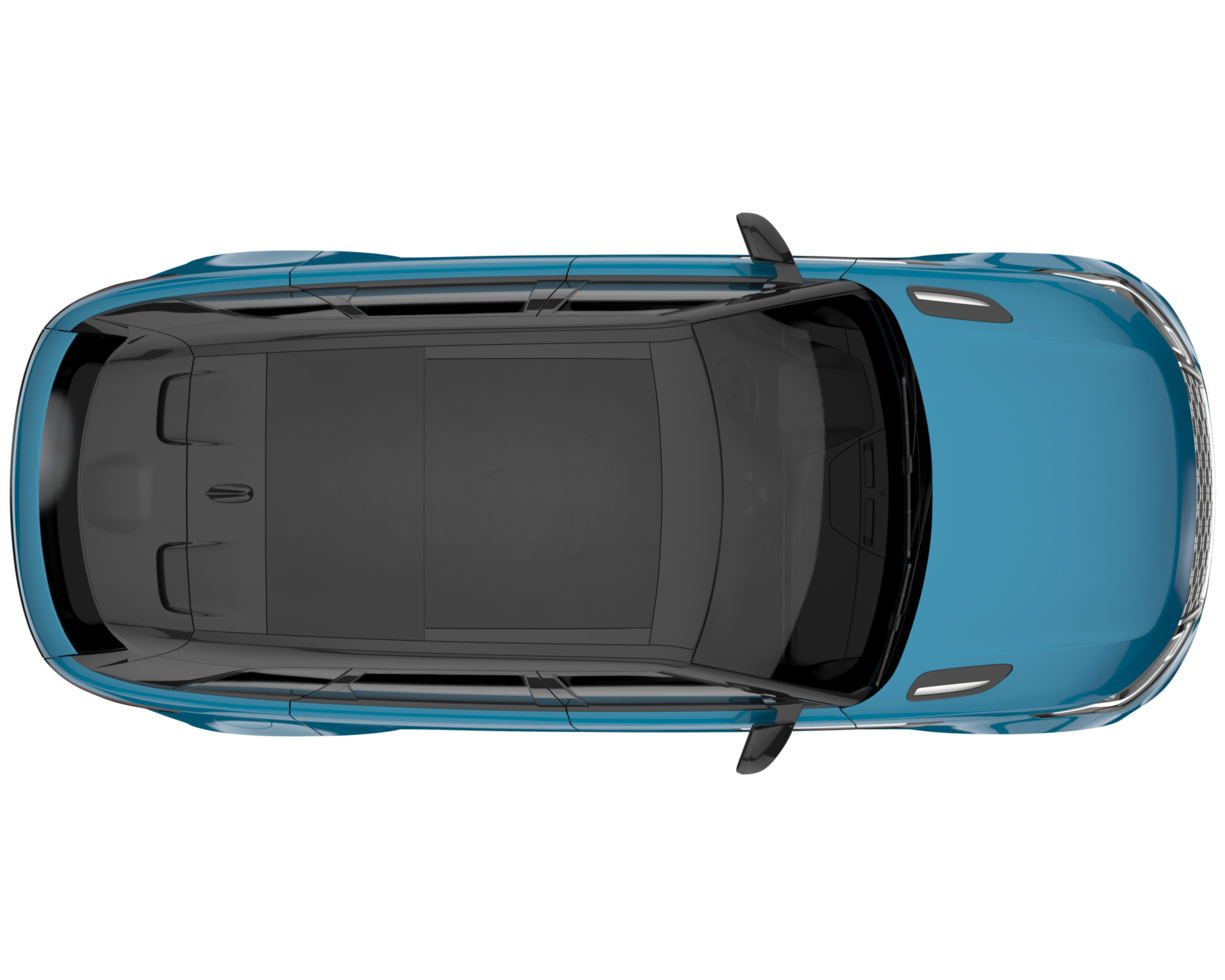 Realistic SUV isolated on transparent background. 3d rendering - illustration png
