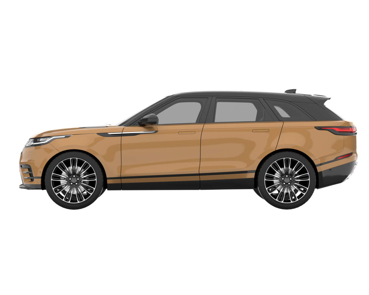 Realistic SUV isolated on transparent background. 3d rendering - illustration png