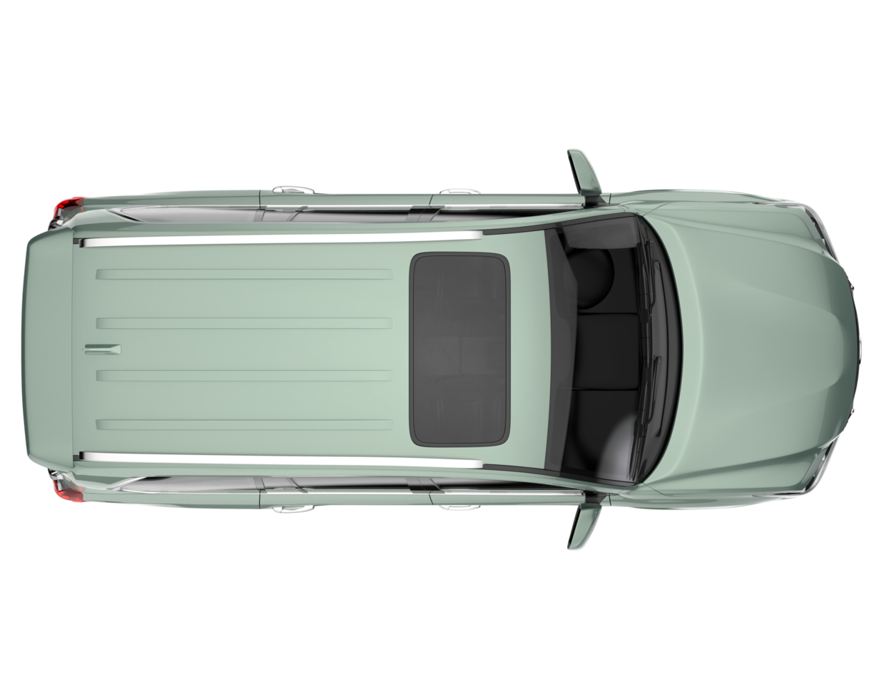 Realistic SUV isolated on transparent background. 3d rendering - illustration png