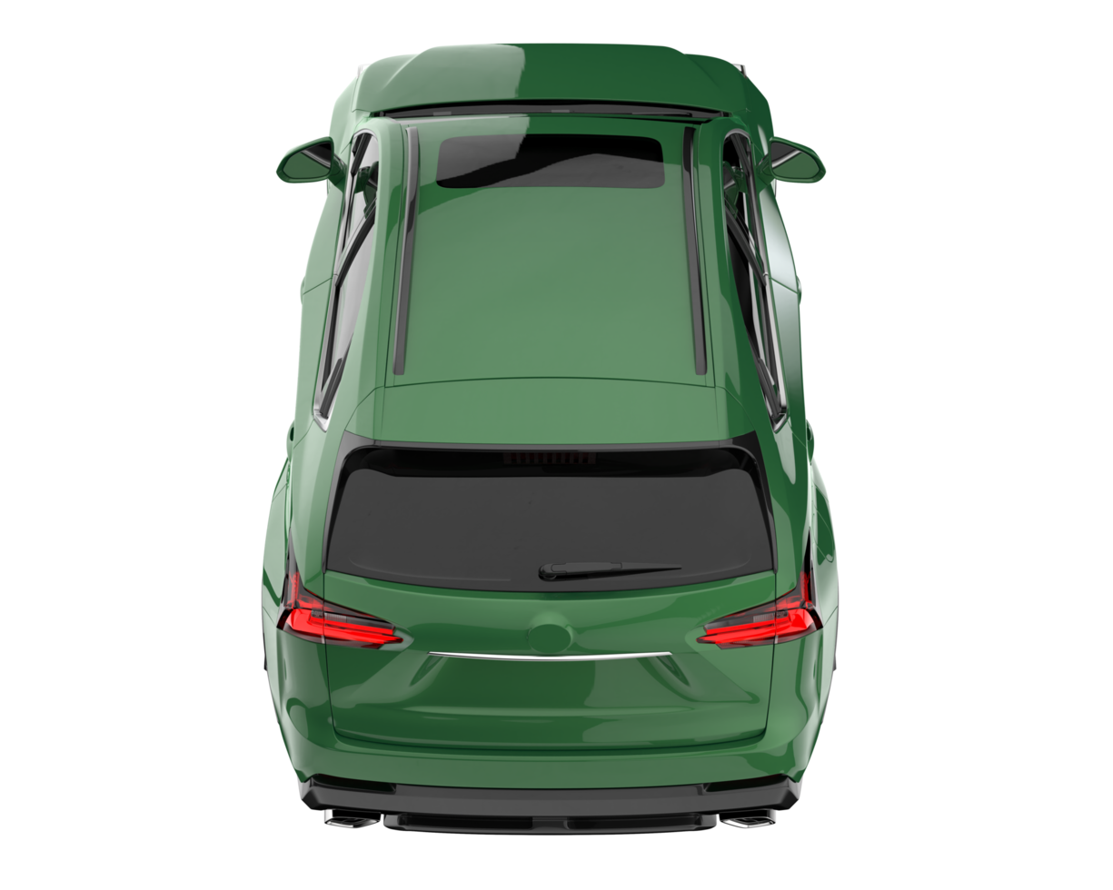 Realistic SUV isolated on transparent background. 3d rendering - illustration png