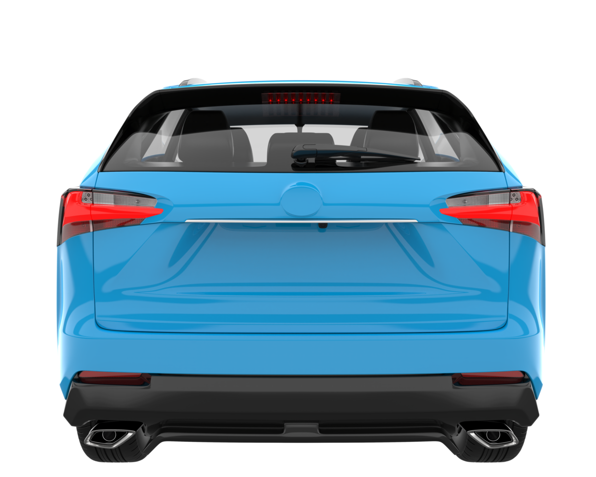 Realistic SUV isolated on transparent background. 3d rendering - illustration png