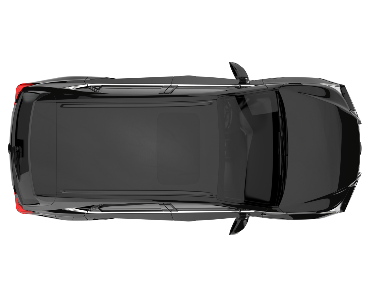 Realistic SUV isolated on transparent background. 3d rendering - illustration png