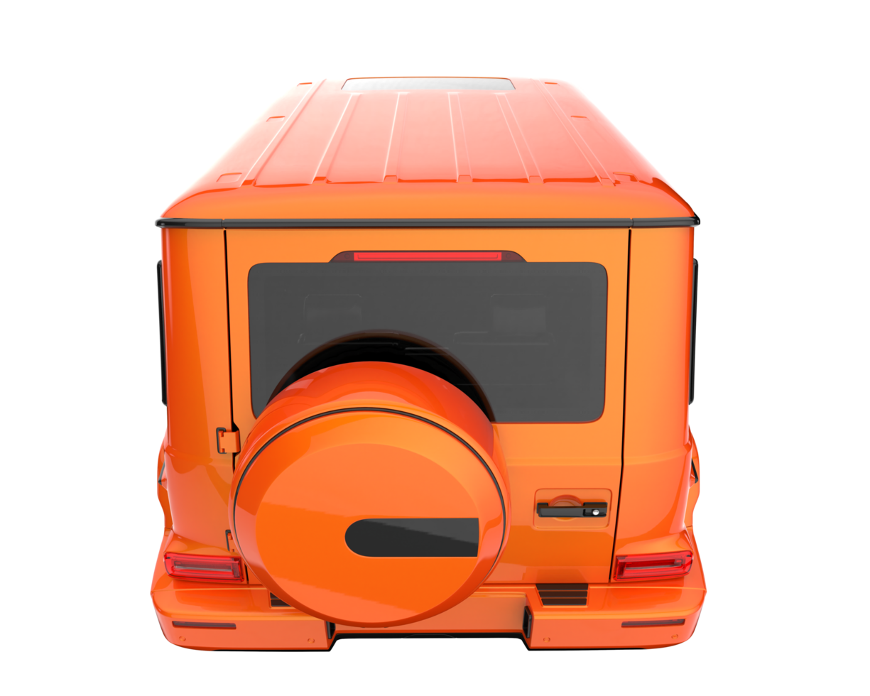 Realistic SUV isolated on transparent background. 3d rendering - illustration png