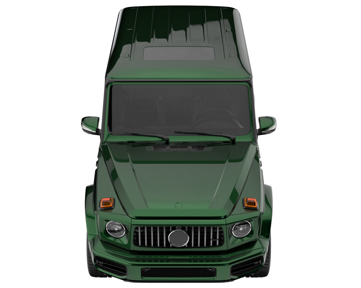 Realistic SUV isolated on transparent background. 3d rendering - illustration png