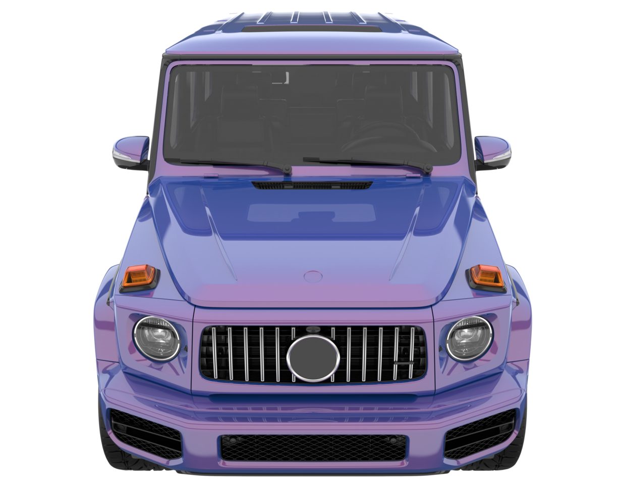 Realistic SUV isolated on transparent background. 3d rendering - illustration png