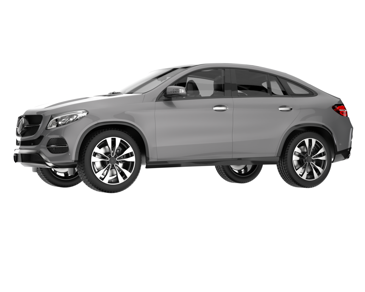 Realistic SUV isolated on transparent background. 3d rendering - illustration png