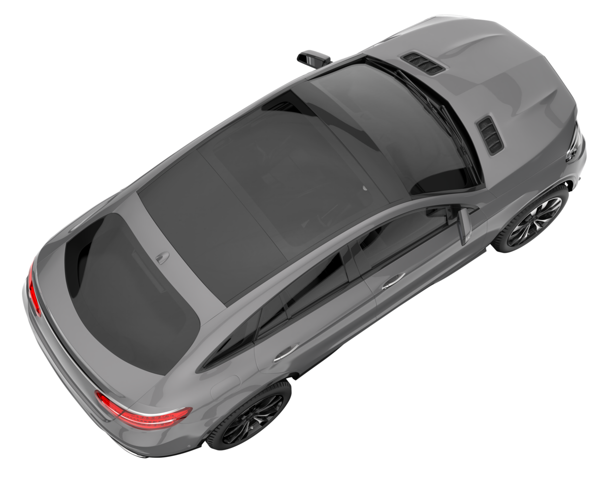 Realistic SUV isolated on transparent background. 3d rendering - illustration png