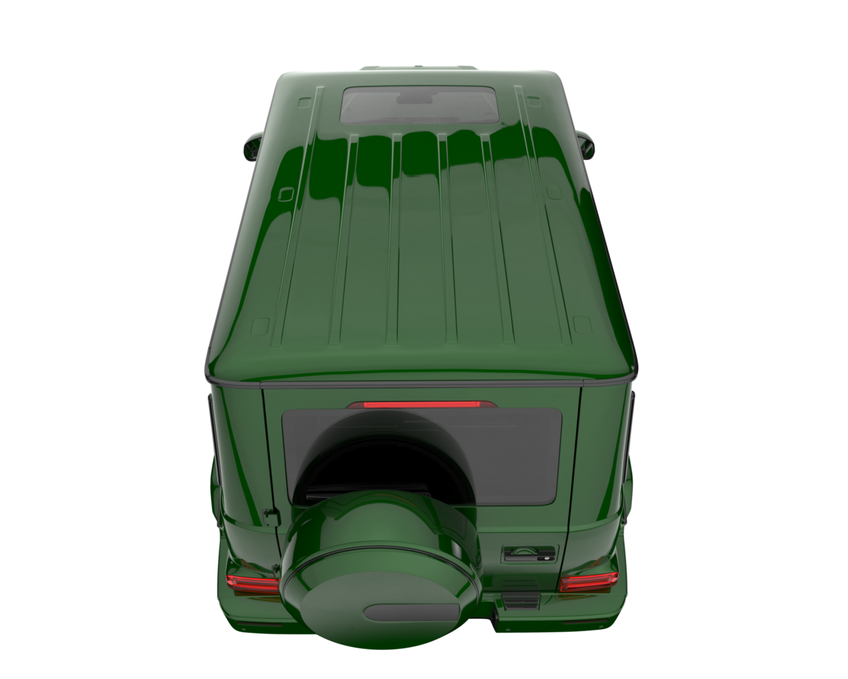 Realistic SUV isolated on transparent background. 3d rendering - illustration png