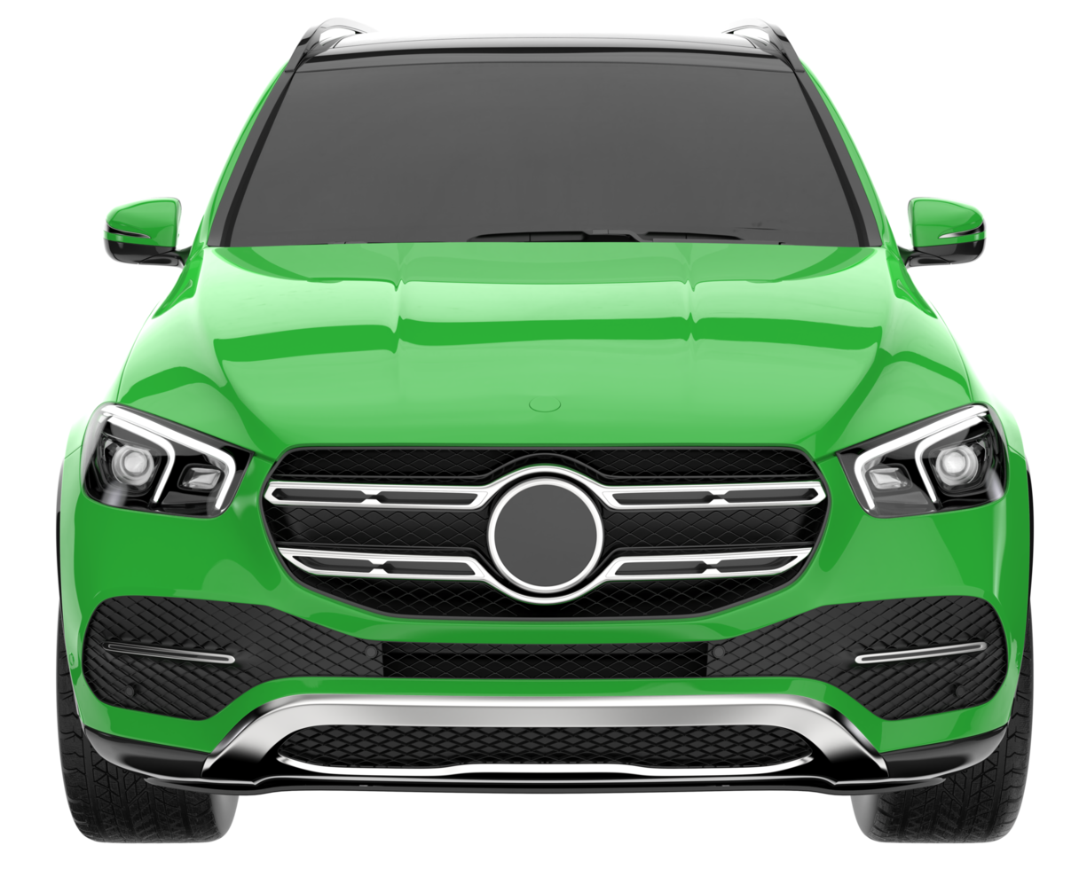 Realistic SUV isolated on transparent background. 3d rendering - illustration png