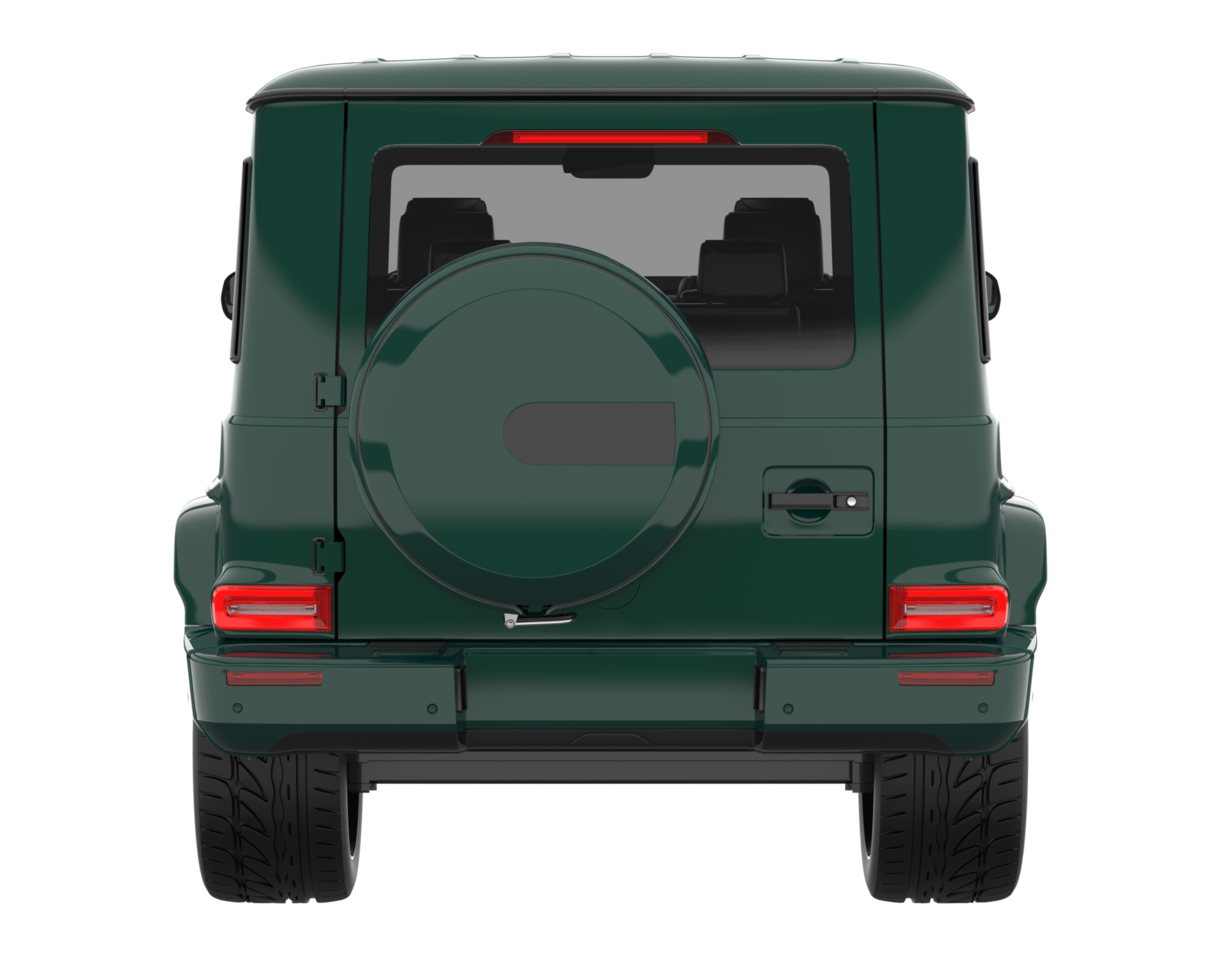Realistic SUV isolated on transparent background. 3d rendering - illustration png