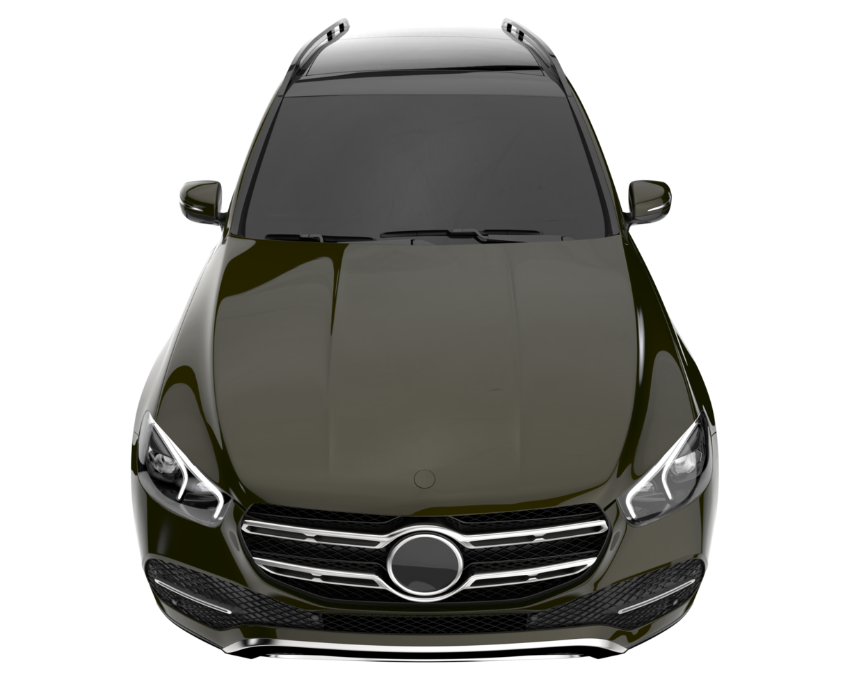 Realistic SUV isolated on transparent background. 3d rendering - illustration png