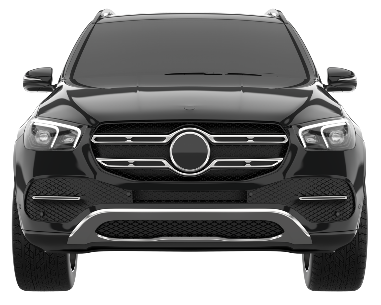 Realistic SUV isolated on transparent background. 3d rendering - illustration png