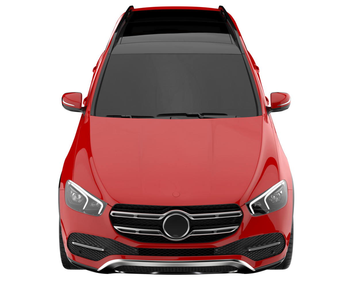 Realistic SUV isolated on transparent background. 3d rendering - illustration png