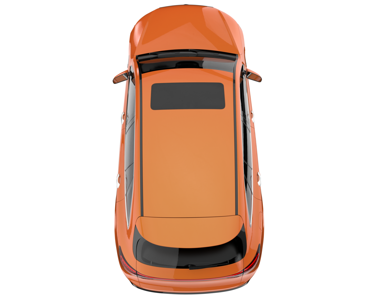 Realistic SUV isolated on transparent background. 3d rendering - illustration png