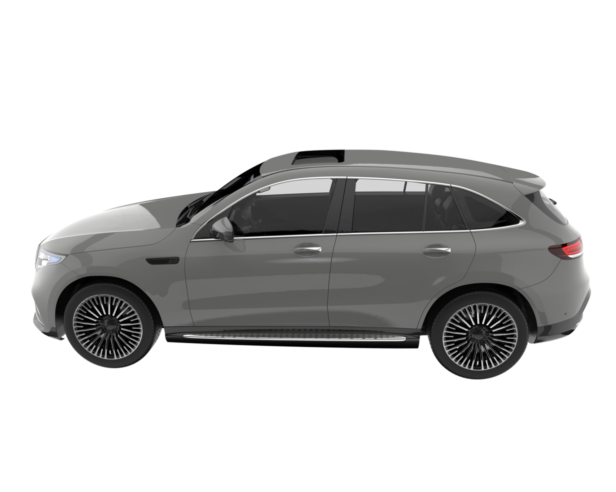 Realistic SUV isolated on transparent background. 3d rendering - illustration png