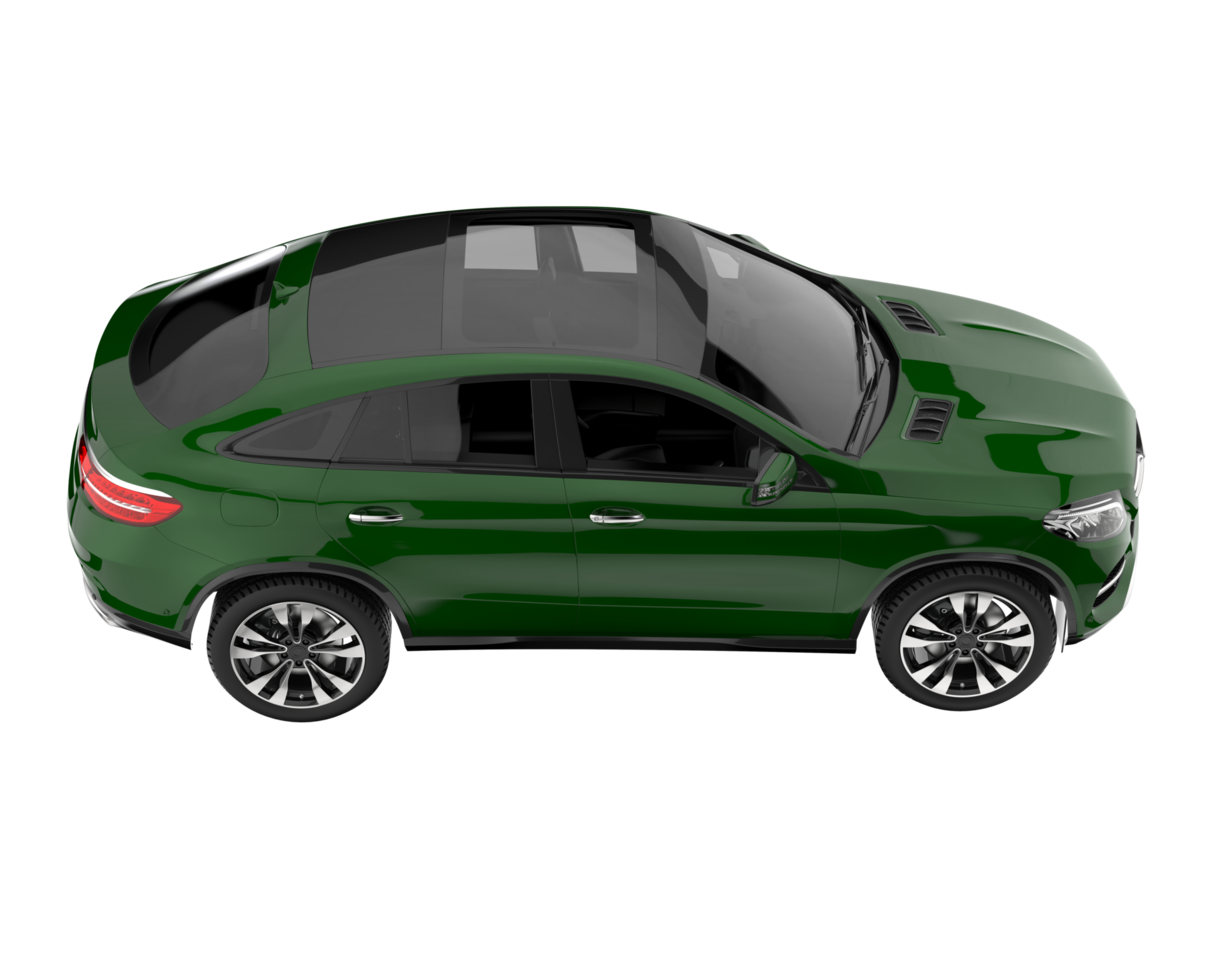 Realistic SUV isolated on transparent background. 3d rendering - illustration png