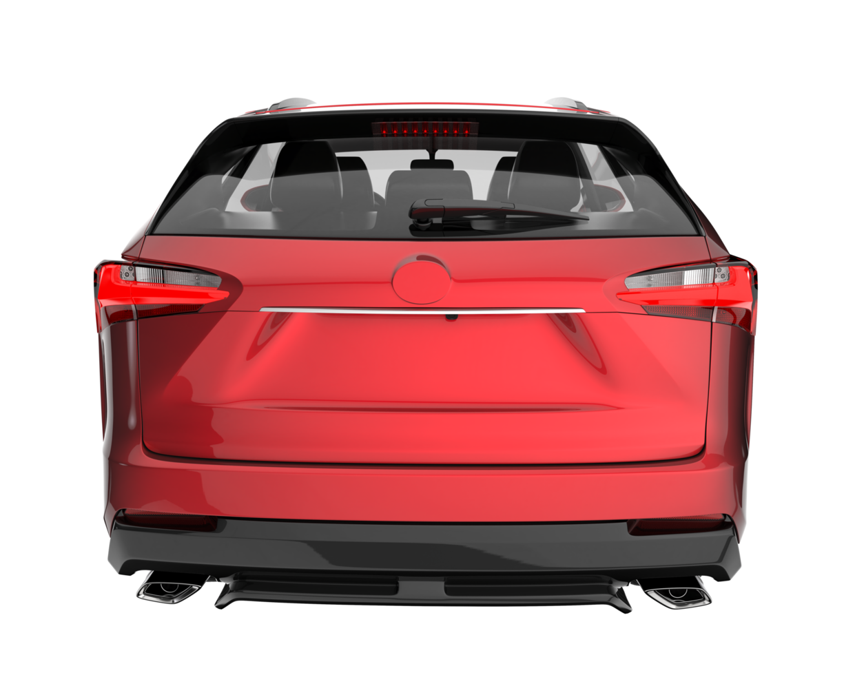 Realistic SUV isolated on transparent background. 3d rendering - illustration png