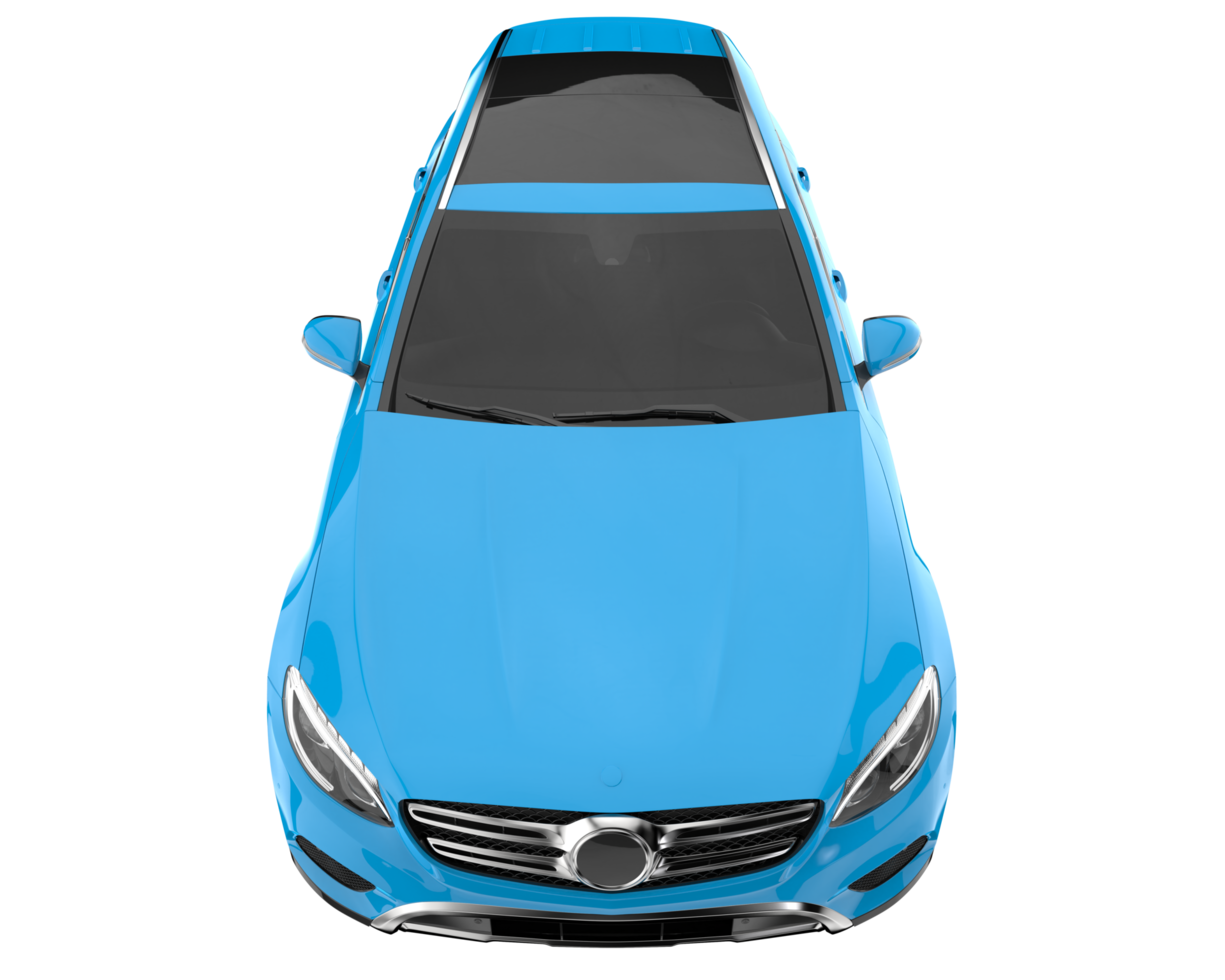 Realistic SUV isolated on transparent background. 3d rendering - illustration png