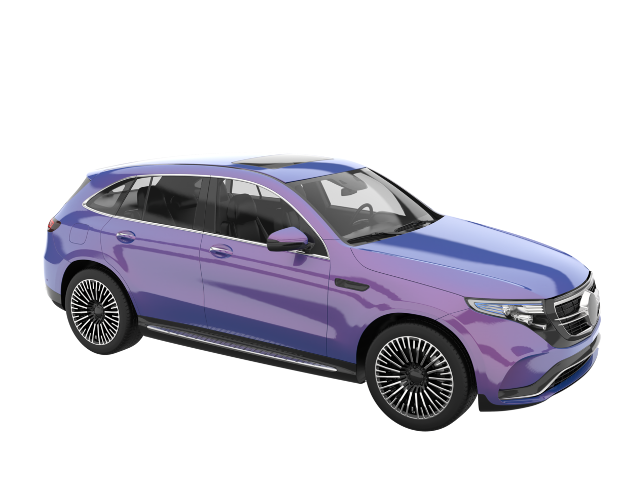 Realistic SUV isolated on transparent background. 3d rendering - illustration png
