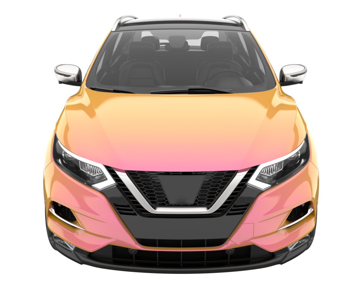 Realistic SUV isolated on transparent background. 3d rendering - illustration png
