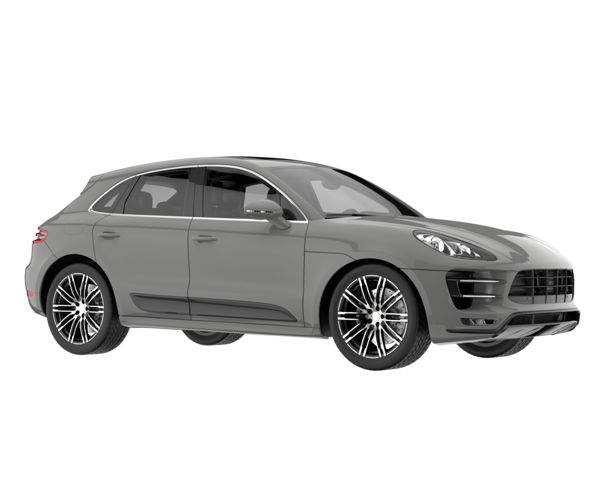 Realistic SUV isolated on transparent background. 3d rendering - illustration png