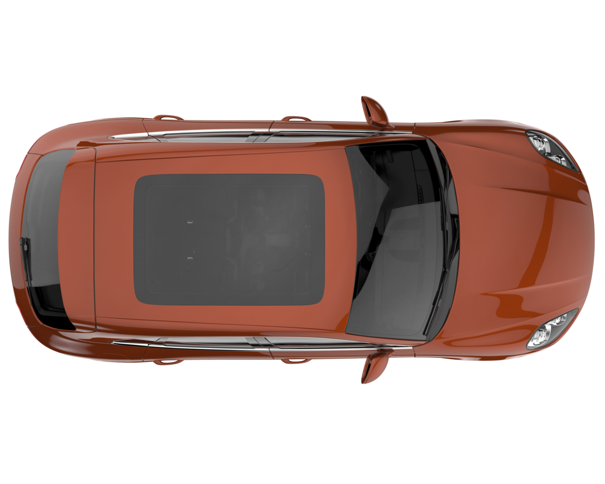 Realistic SUV isolated on transparent background. 3d rendering - illustration png