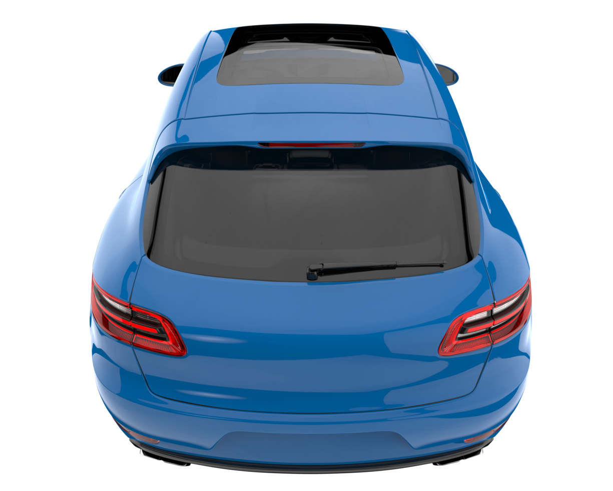 Realistic SUV isolated on transparent background. 3d rendering - illustration png