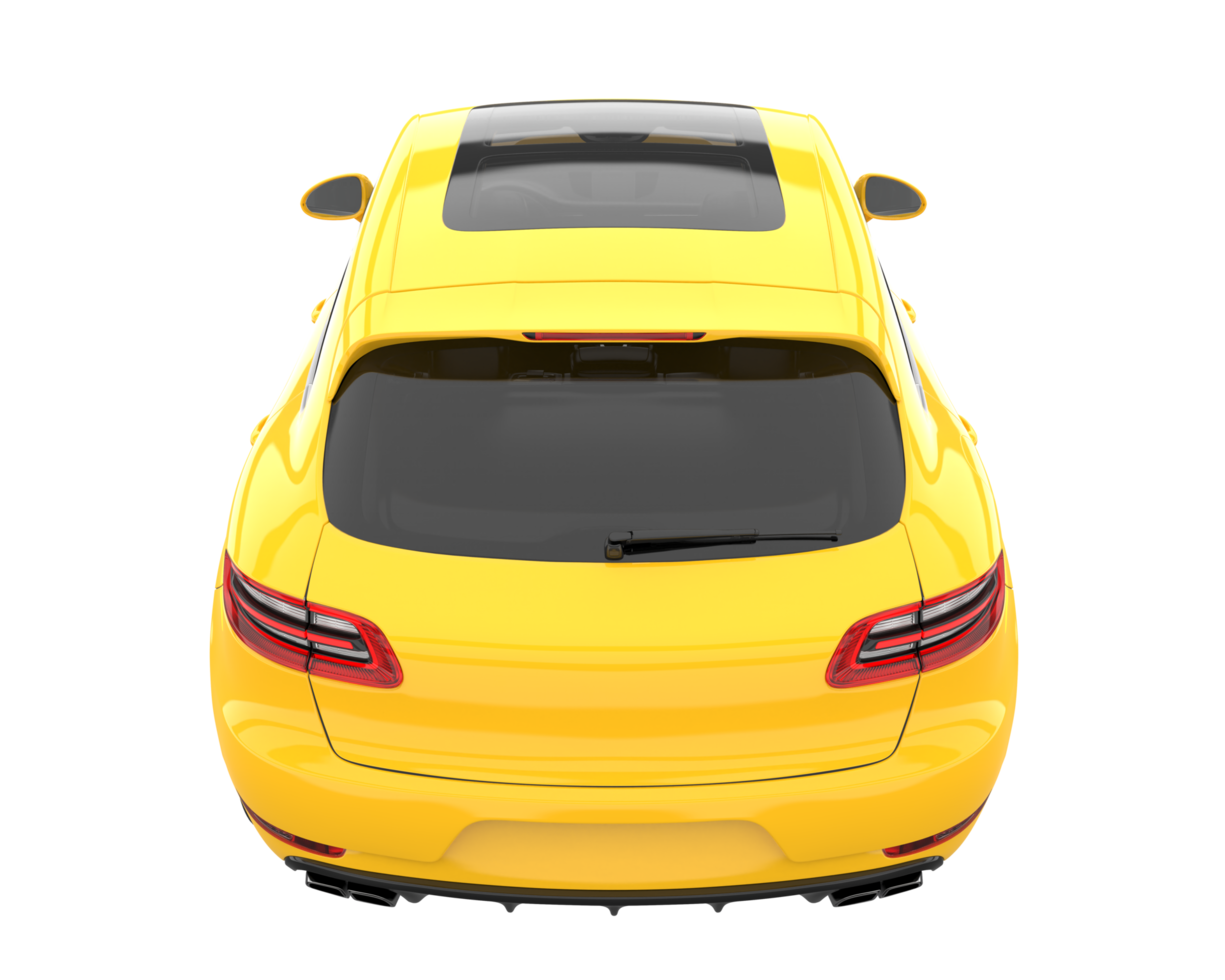 Realistic SUV isolated on transparent background. 3d rendering - illustration png