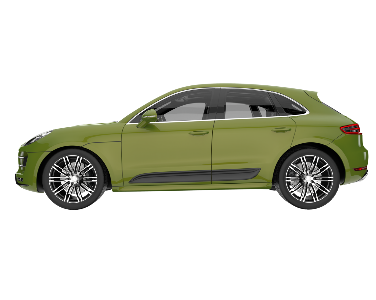 Realistic SUV isolated on transparent background. 3d rendering - illustration png
