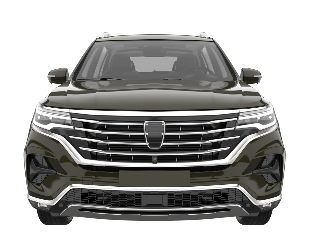 Realistic SUV isolated on transparent background. 3d rendering - illustration png