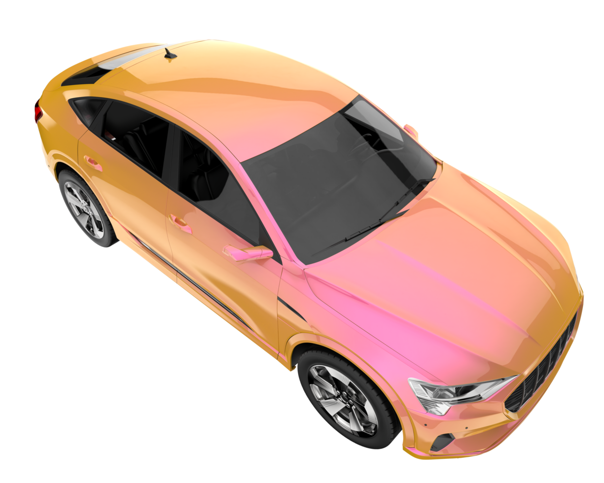Realistic SUV isolated on transparent background. 3d rendering - illustration png
