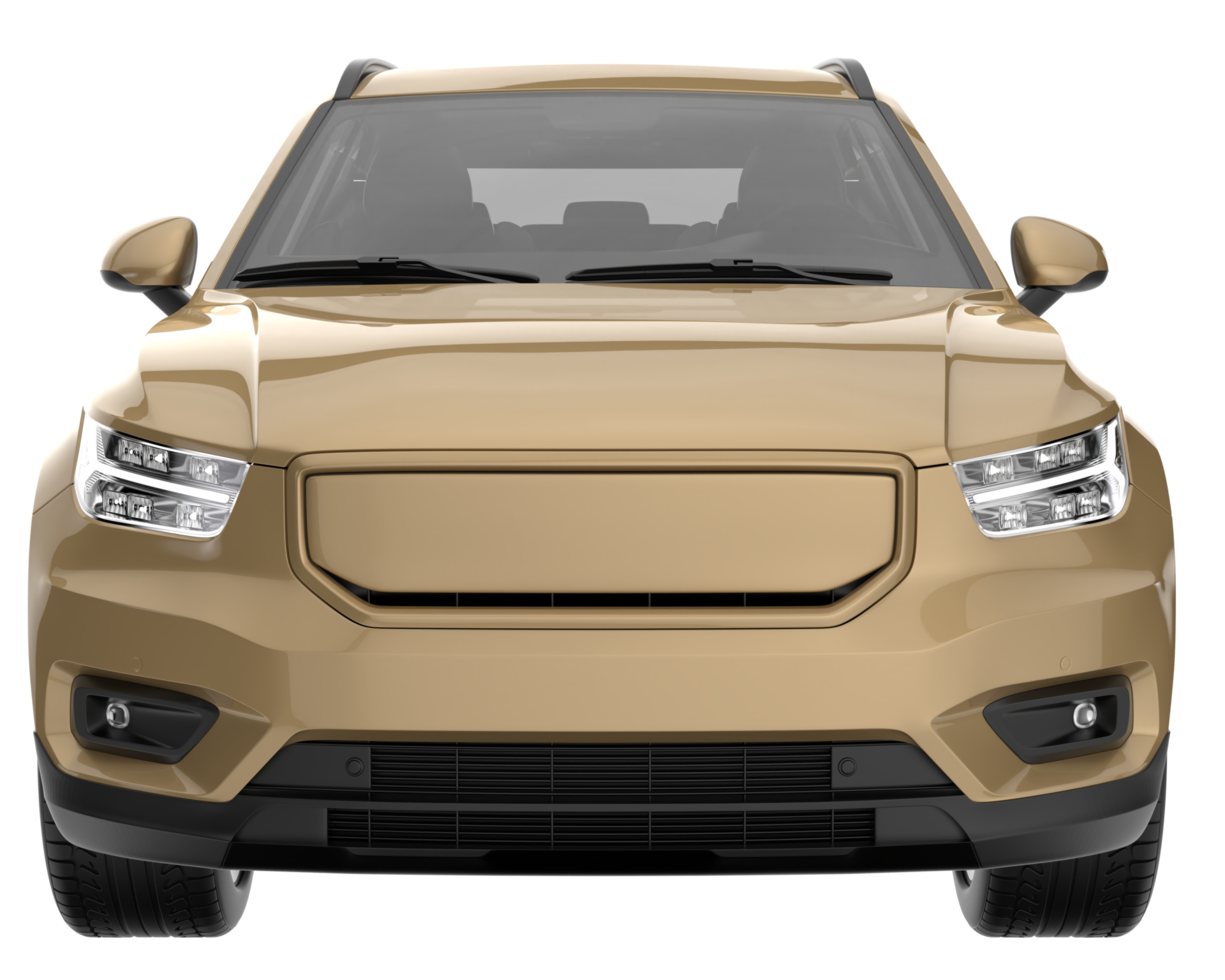 Realistic SUV isolated on transparent background. 3d rendering - illustration png
