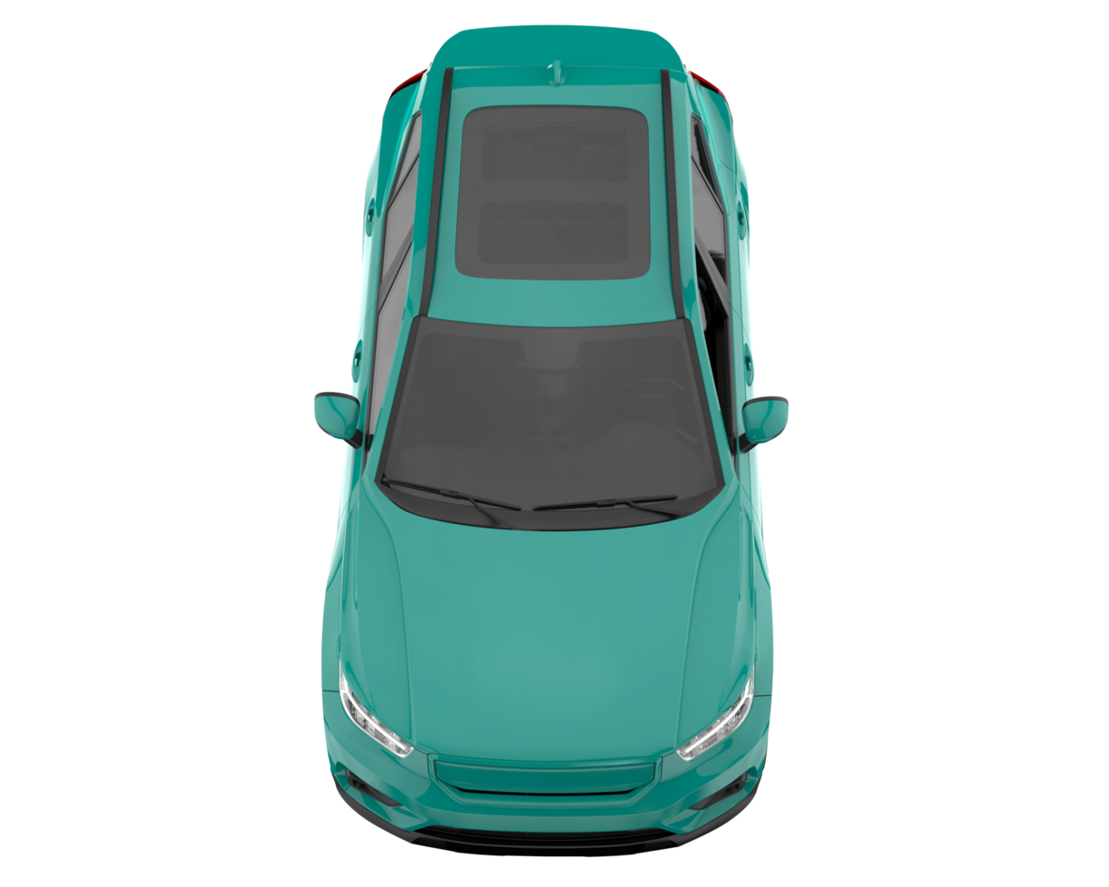 Realistic SUV isolated on transparent background. 3d rendering - illustration png