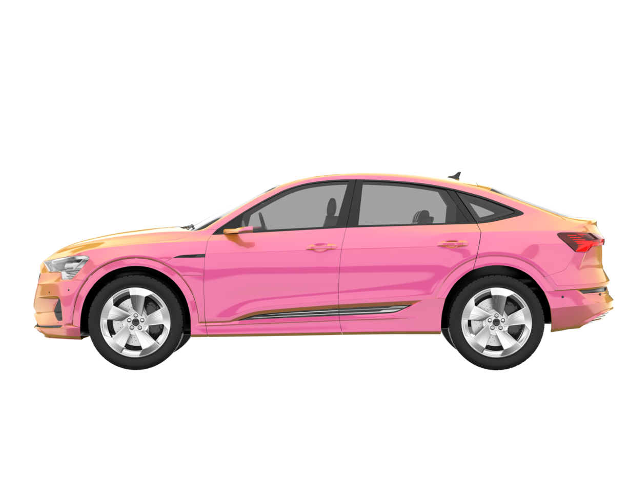 Realistic SUV isolated on transparent background. 3d rendering - illustration png