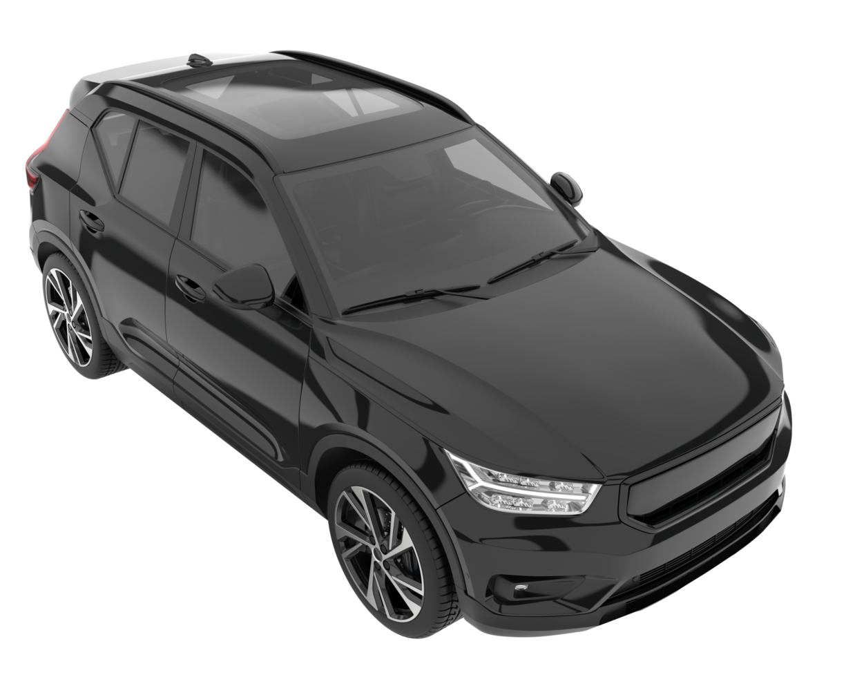Realistic SUV isolated on transparent background. 3d rendering - illustration png