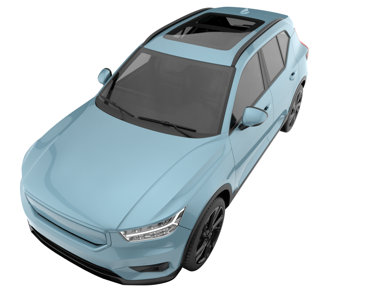Realistic SUV isolated on transparent background. 3d rendering - illustration png