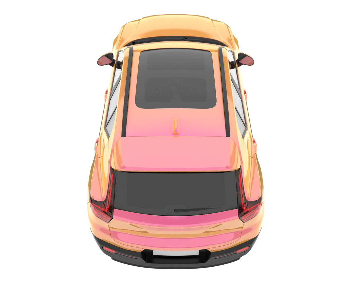 Realistic SUV isolated on transparent background. 3d rendering - illustration png